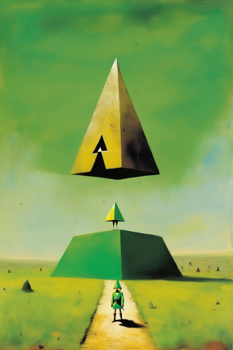 00339-123614338-_lora_Sidney Nolan Style_1_Sidney Nolan Style - Zelda conceptual modern minimalist novelty kitsch art album cover museum.png